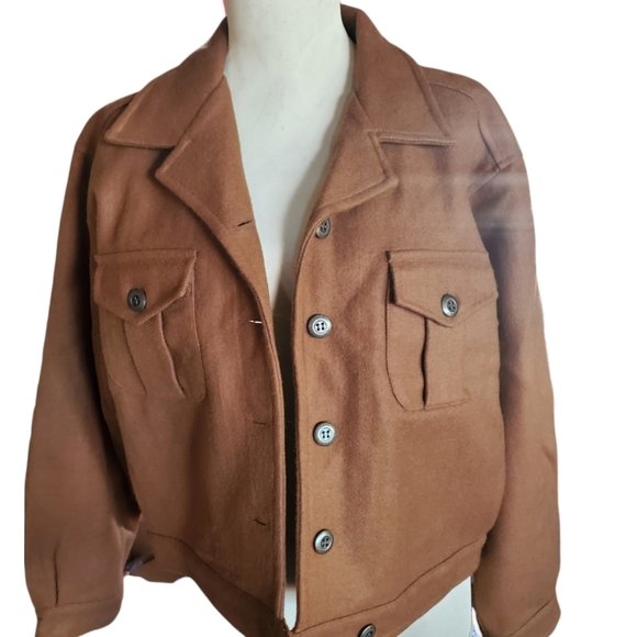 None Jackets & Blazers - Wool Blend Blazer
